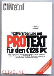 Textverarbeitung mit PROTEXT fur den C128 PC mit Druckertreiberdiskette
