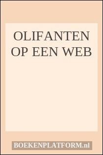 Olifanten op een web